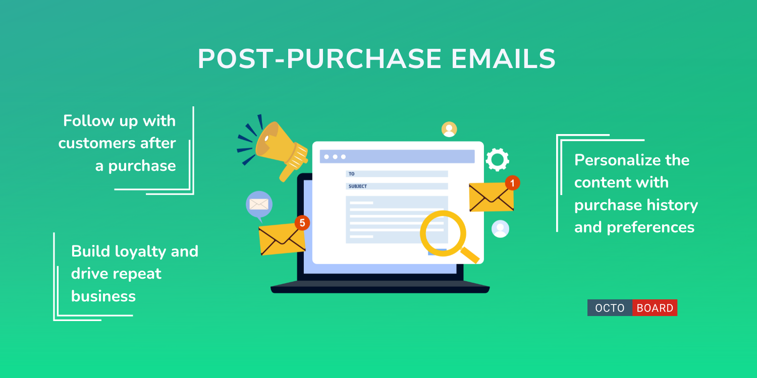 Post purchase emails